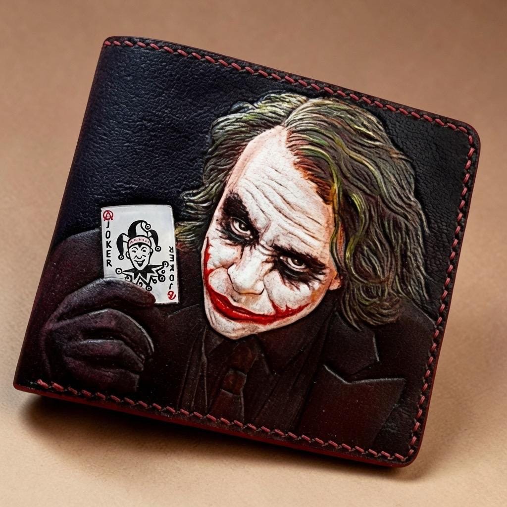 Joker Wallet - Etsy