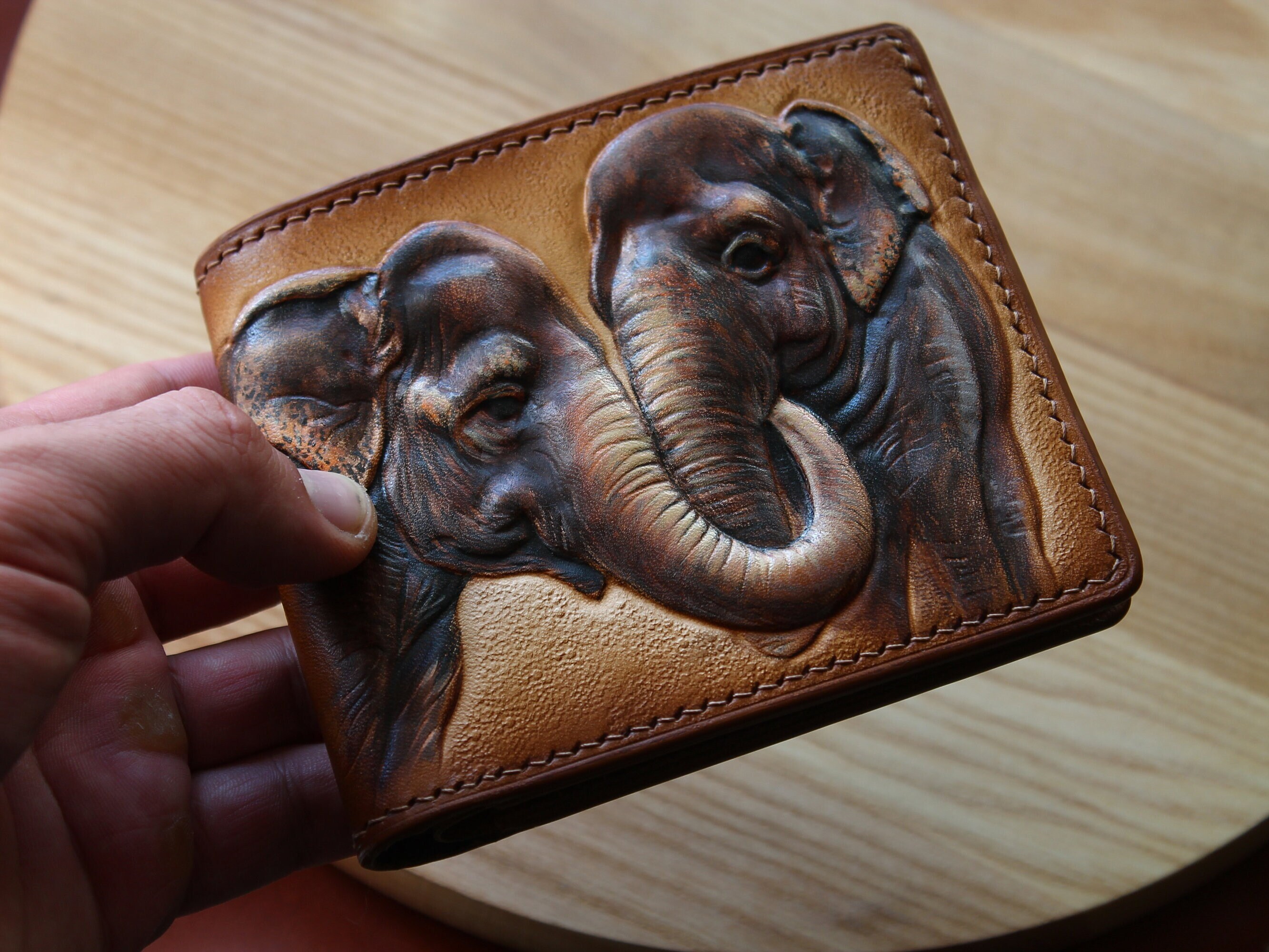 Cartera piel de elefante deals