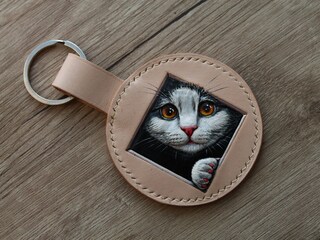 Portachiavi Per Amanti Dei Gatti Con Scritta 'Just A Girl Who Loves Cats' - Regalo Divertente In Acciaio Per Donna