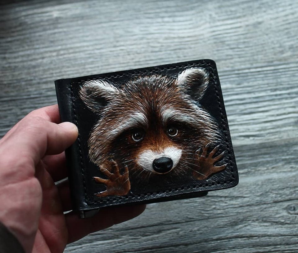 Hand-tooled Leather Wallet Money Clip, Raccoon Wallet, Leather Money Clip Wallet, Wallet With Money Clip, Carved Wallet Money Clip - Etsy Hand-tooled Leather Wallet Money Clip, Raccoon Wallet, Leather Money Clip Wallet, Wallet With Money Clip, Carved Wallet Money Clip - Etsy