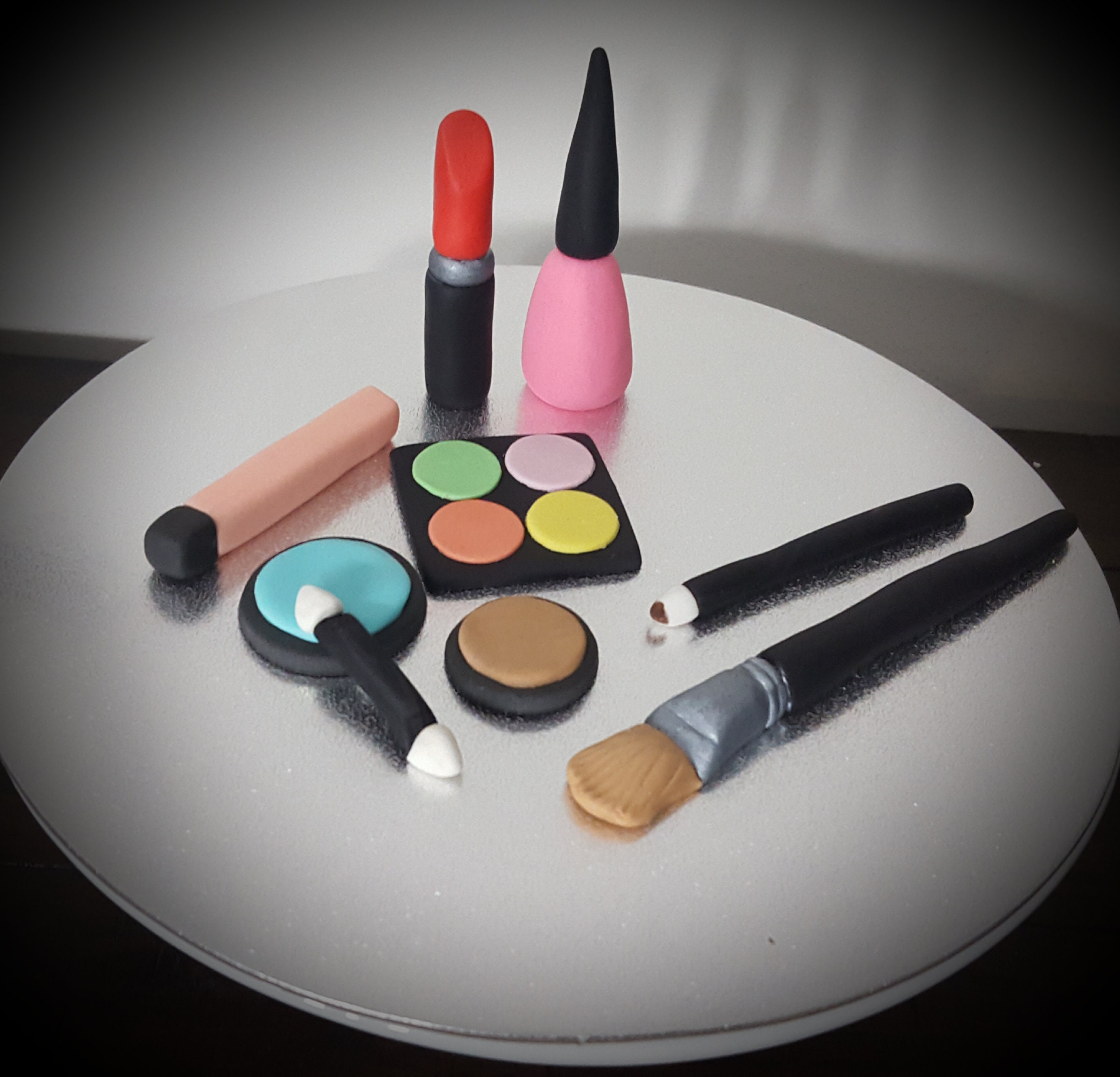 Makeup Cake Topper Birthday Etsy UK