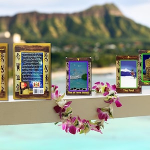 HazelMoon Hawaiian Tarot Deck – 78 Cards, 108-Page Guidebook (Limited Edition)