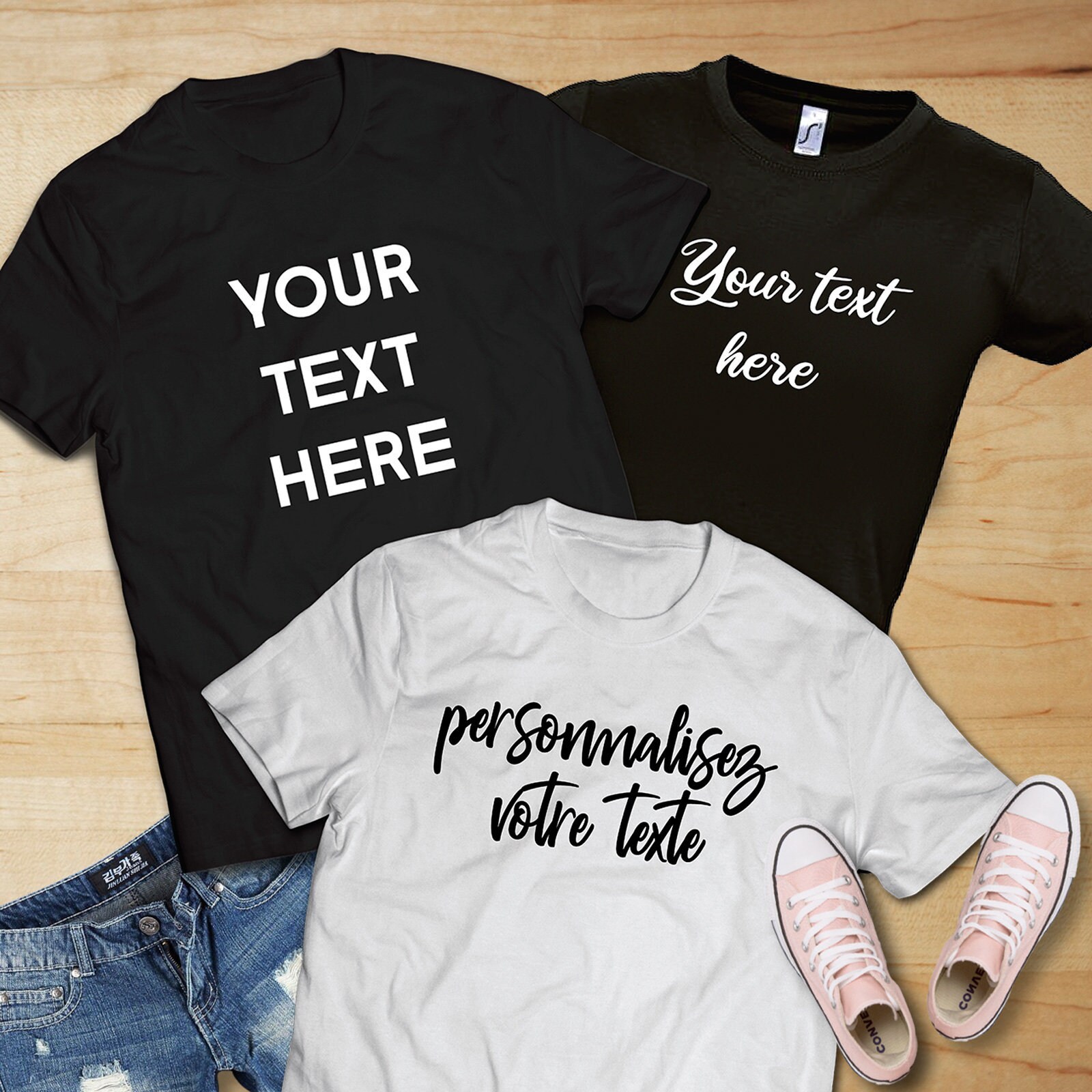 Custom T-shirt Custom Tees Choose Your 