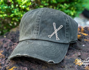 Hairstylist Hat - Bobby Pins | Distressed Baseball Cap OR Ponytail Hat | Hairstylist Gift | Hair Stylist Hairdresser Beautician Barber