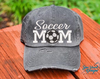 Soccer Mom Hat | Women's Soccer Hat | Custom Soccer Mom Baseball Cap | Custom Colors | Sports Mom Gift | Game Day Hat | GameDay Clothing