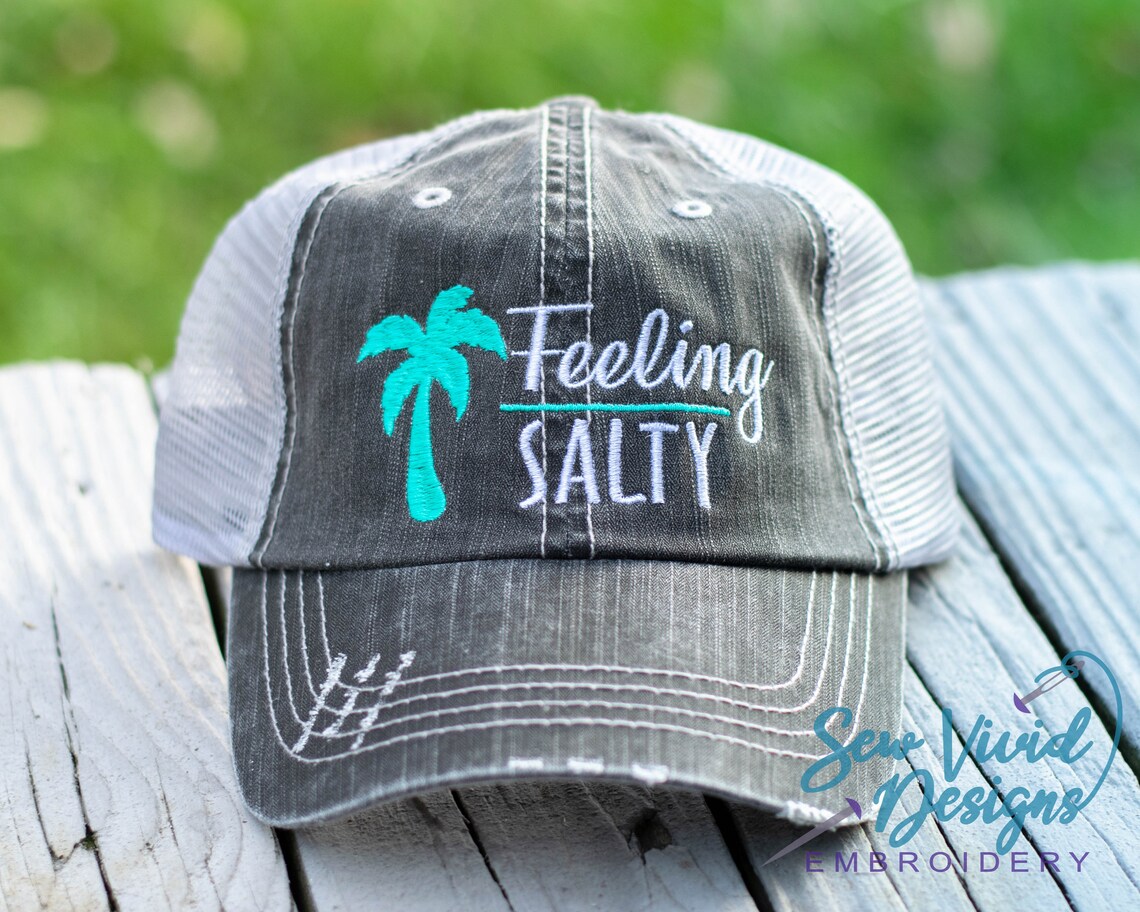 Feeling Salty Hat for women Women's Beach Baseball Cap Etsy