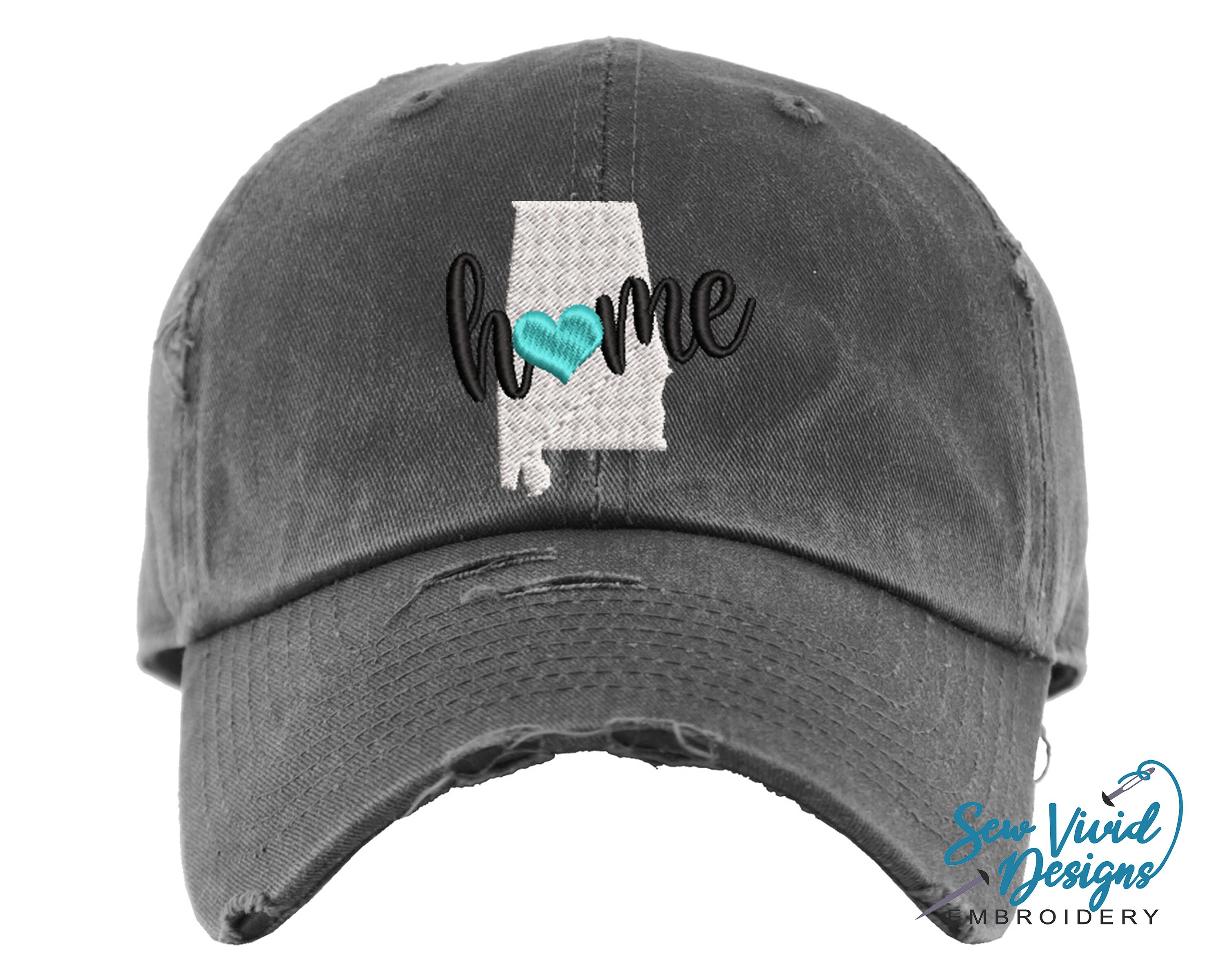 Heart Distressed Baseball Cap 