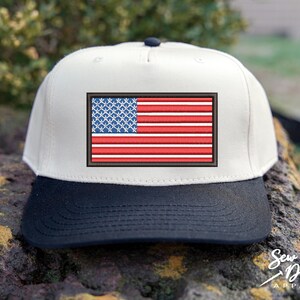 Custom Patchwork Trucker Hat “RWB USA” Usa Flag Rwb - Etsy main image 4