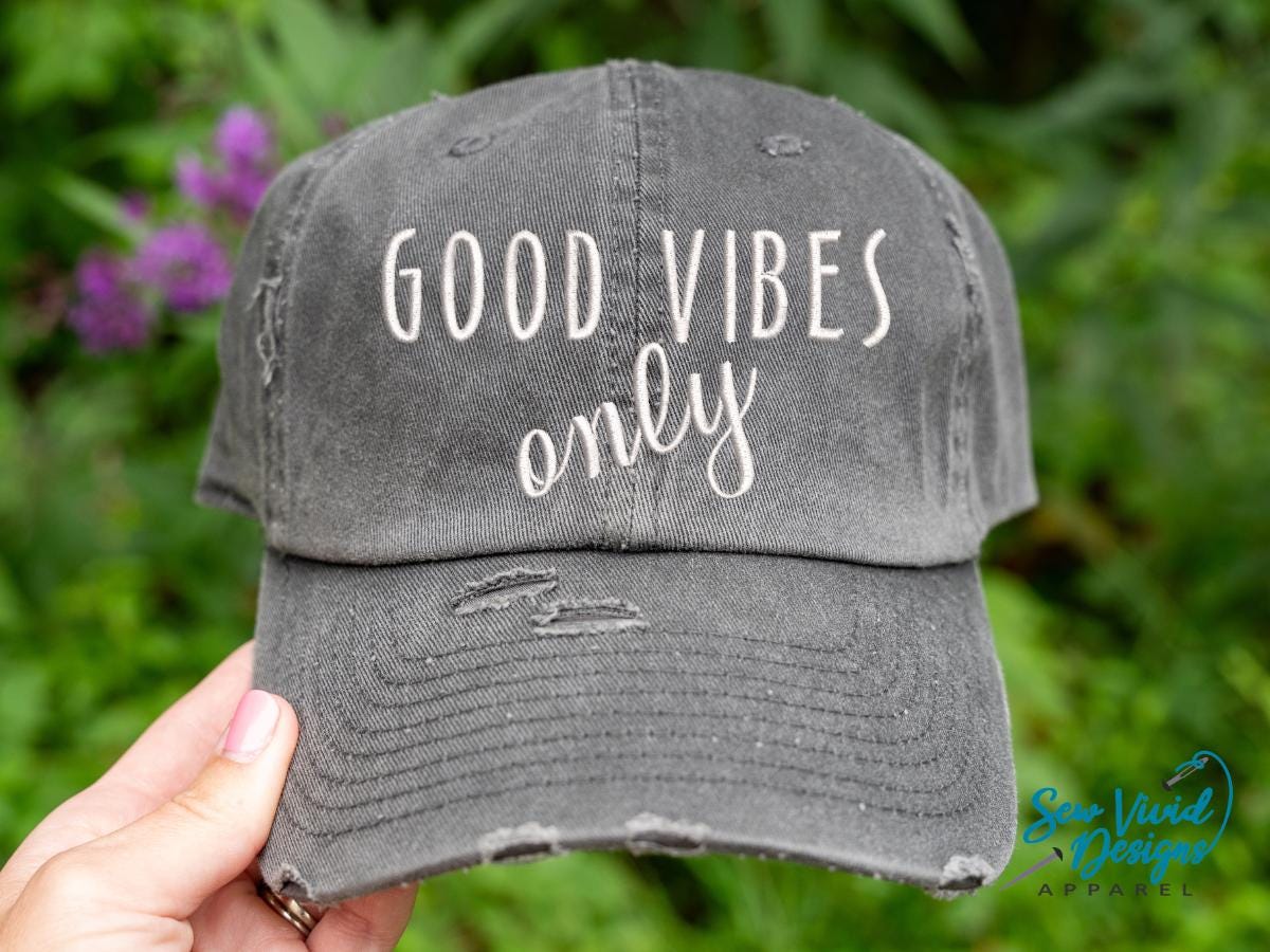 The Good Vibes Only Hat - Etsy