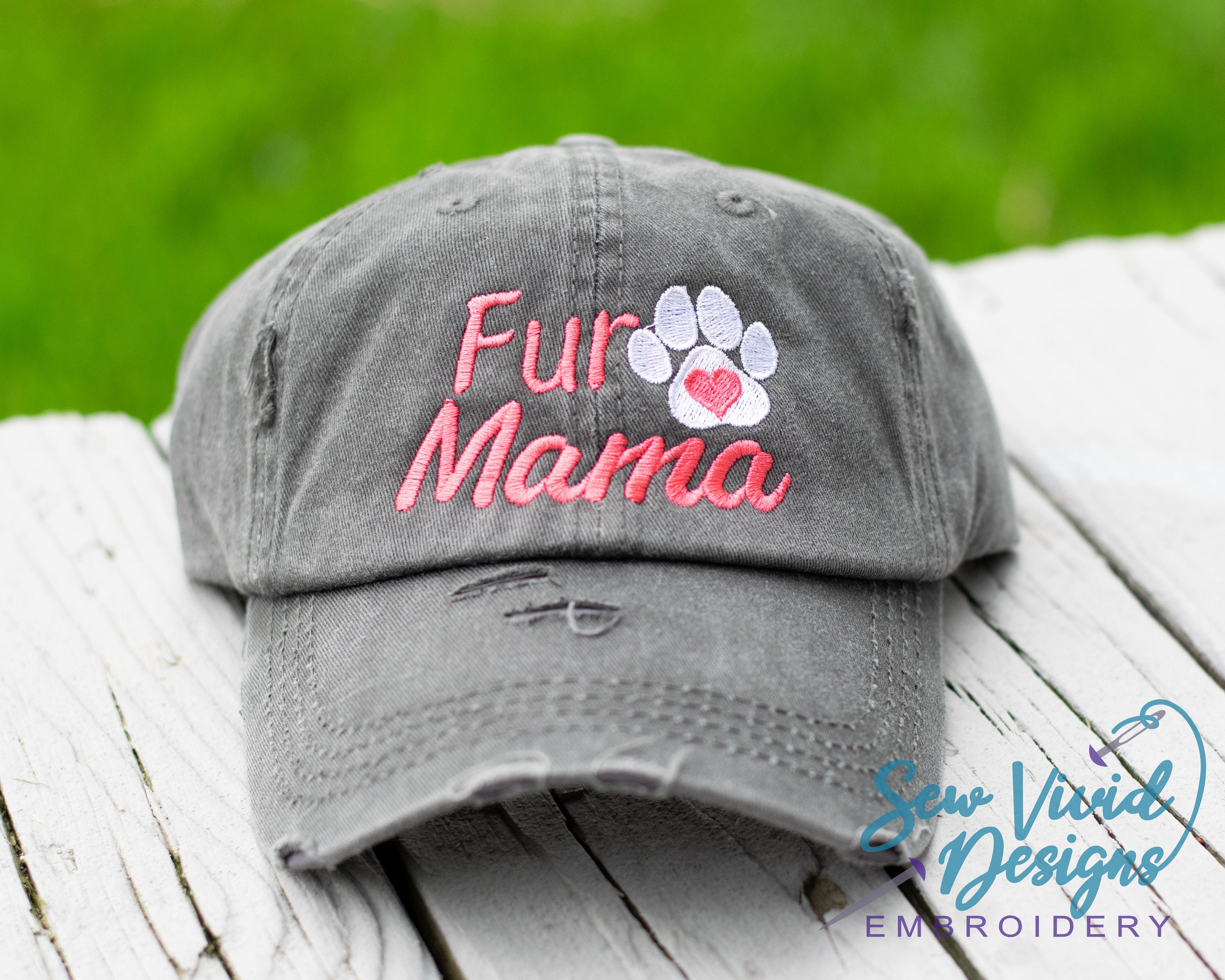 Fur Mama Embroidered Trucker Hat