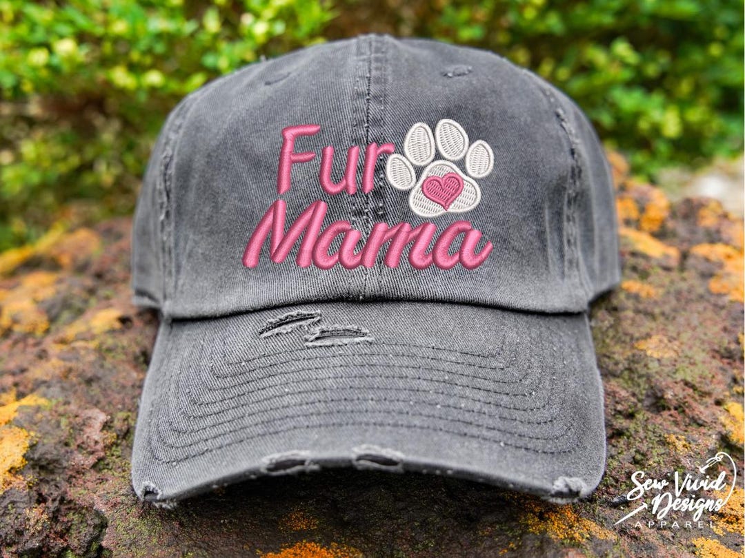 Fur Mama Custom Trucker Hat for Women, Custom Baseball Cap for Dog - Main Image