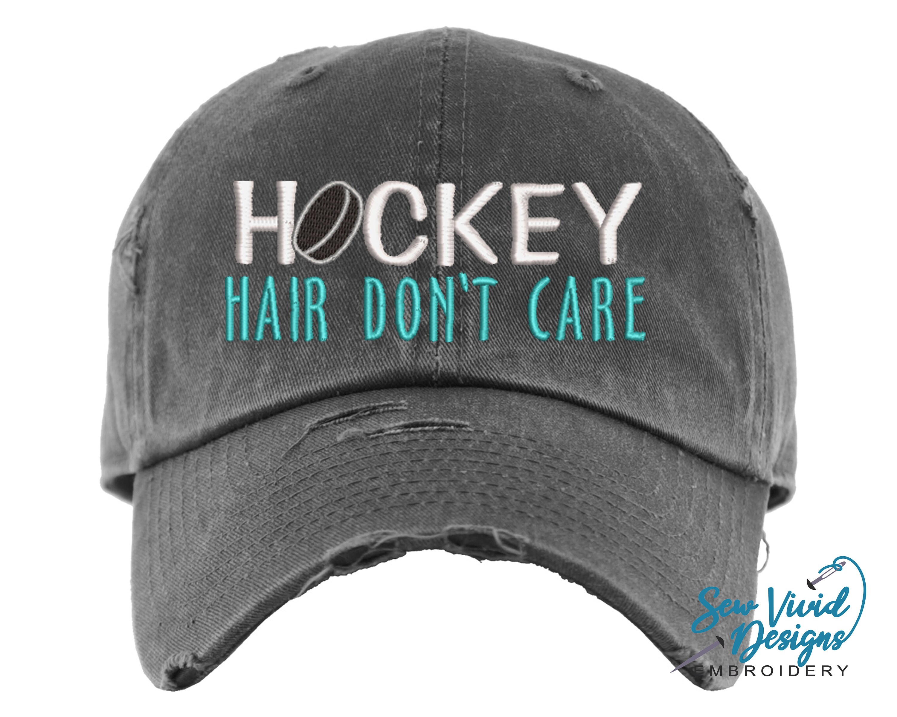 Hockey Hair Dont Care Hat Casquette de 