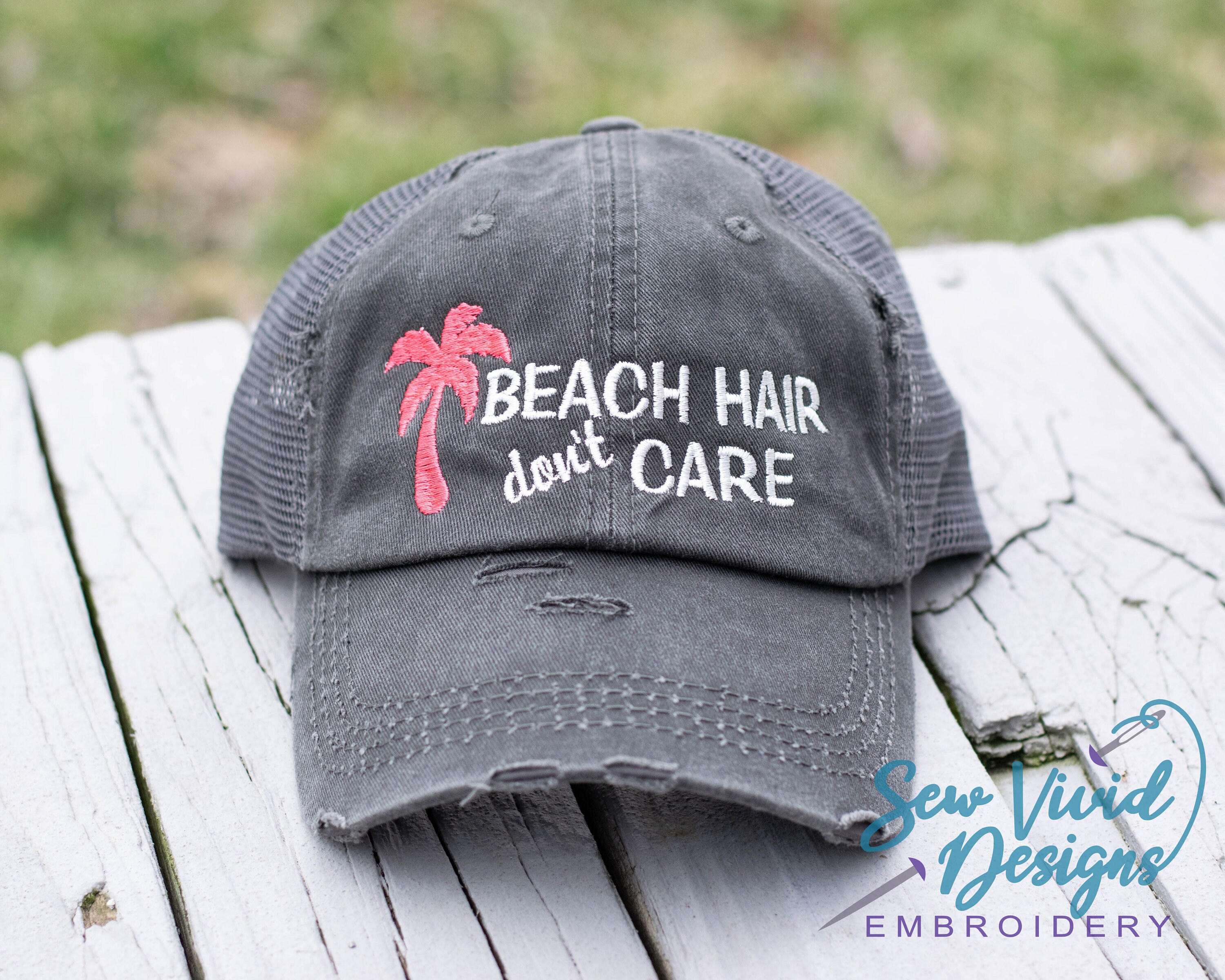 beach hair hat