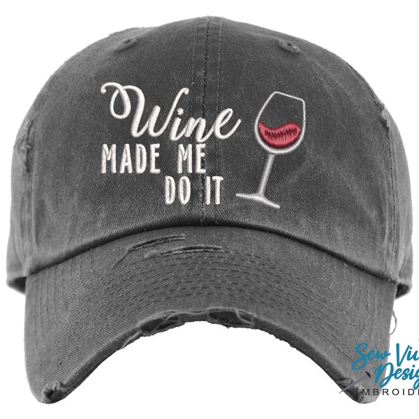 Wine Hat Etsy