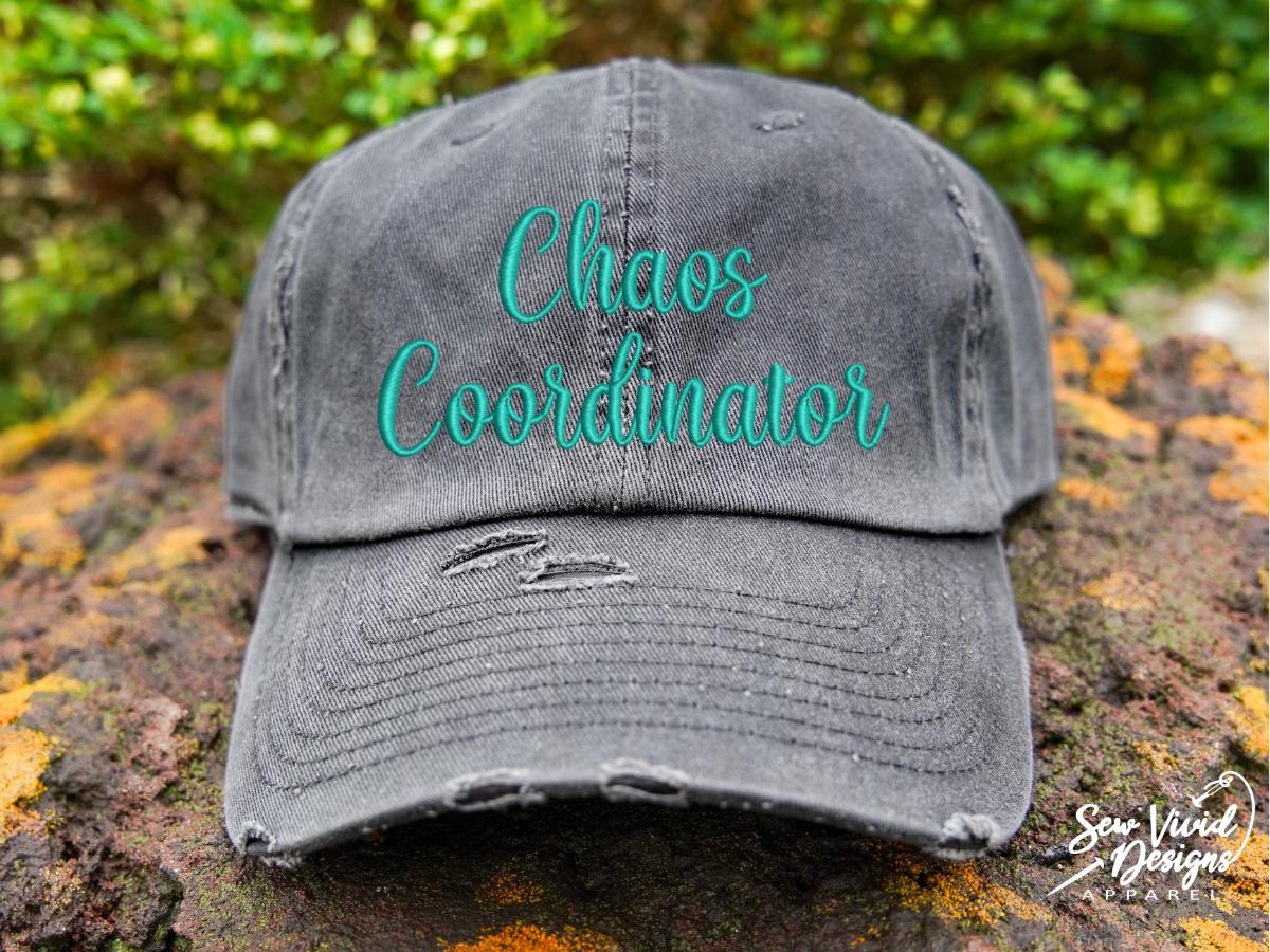 NWOT Chaos Coordinator Baseball hat Chaos Coordinator Hat – Caffeinate and Conquer main image 3