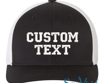 Custom Trucker Hat | Snapback Hat | Richardson 112 | Trucker Hat | Custom Embroidered Trucker Snapback | Your Text Here | Personalized