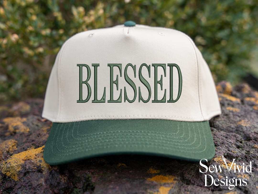 Blessed Hat | 5 Panel Two Tone Hat | Snapback Trendy Hat | Christian ...