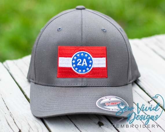 Hat 2nd Hat Etsy 2nd Hat Hat USA Flag Amendment Amendment 2A Flexfit 2A Patriotic - Gadsden Hat