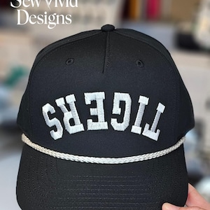 Individuell gestaltete Upside-Down-Cap | Bestickte Trucker-Cap | Snapback 258 Rope Cap | 5-Panel-Cap | Gestalte deine eigene personalisierte Cap | Individuelle Rope Caps