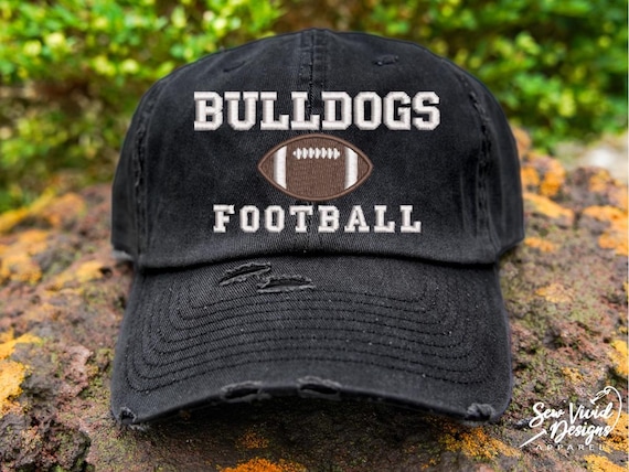 Custom Football Hat | DISTRESSED Baseball Cap OR Ponytail  display picture 3