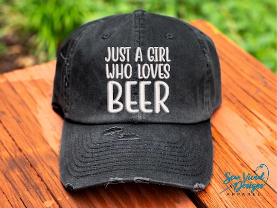 Just A Girl Who Loves Wine At Christmas Distressed Strap-on Cap Hat il_fullxfull.  main image 3