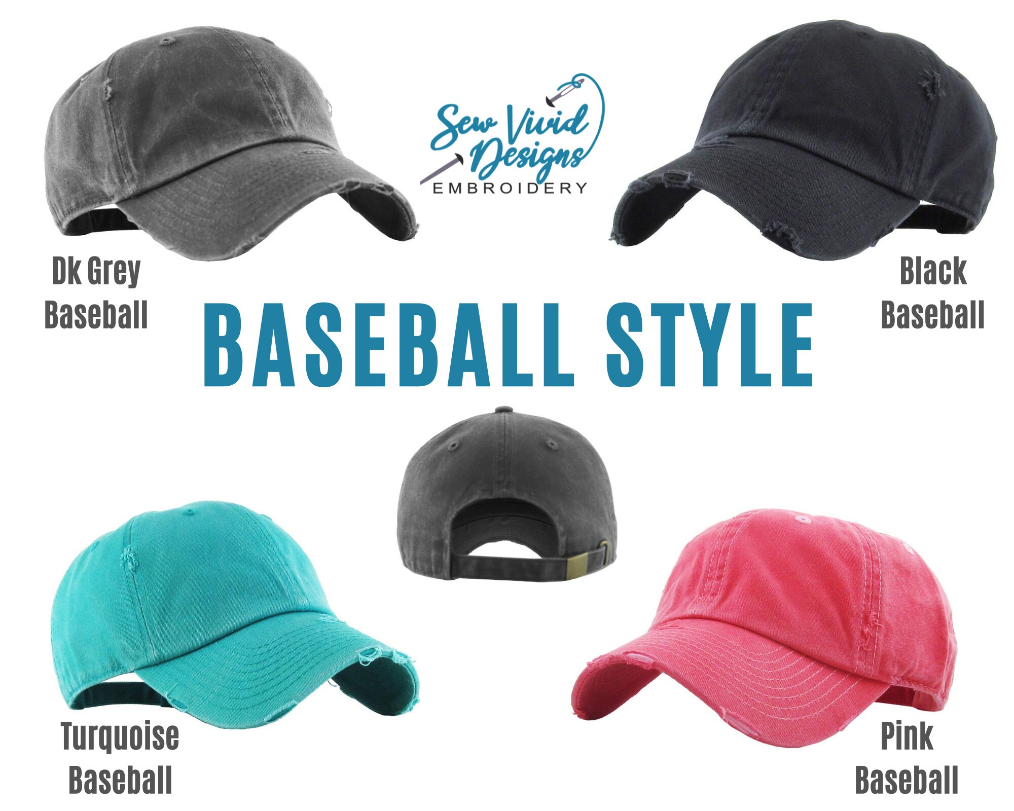 OASCUVER Unisex Printed Lake Life Baseball Cap - 100% Cotton Adjustable Distressed Hat - View #8