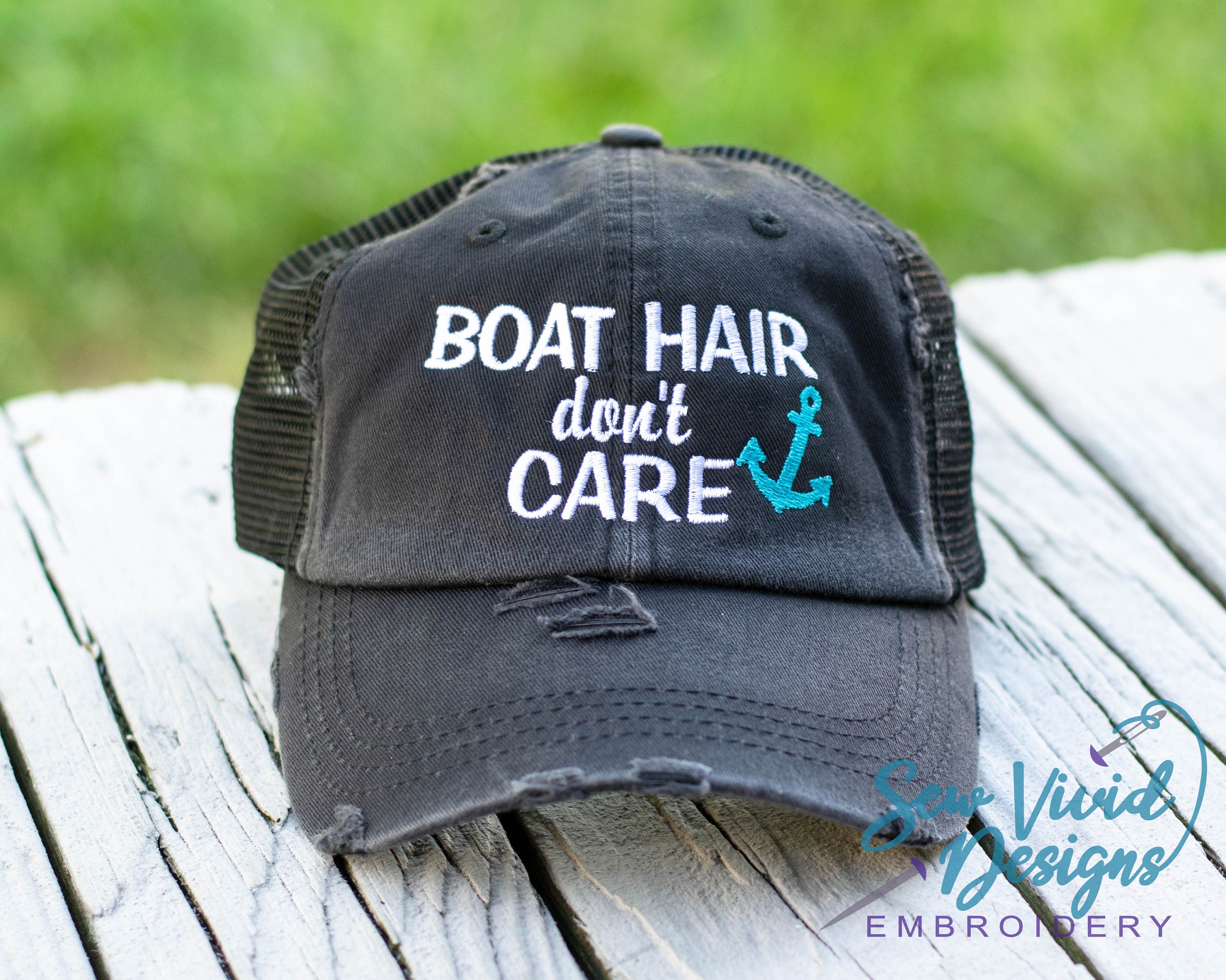 Lake Hair Don't Care | Boating Hats