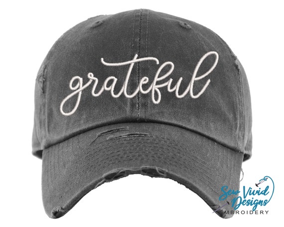 Grateful Hat Distressed Baseball Cap OR 