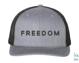 FREEDOM Richardson 112 Snapback Hat | Snapback Patriotic Hat | American Pride | Patriotic In Memory of Charlie