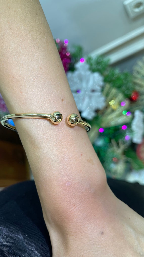 Etsy gold deals bangle bracelets