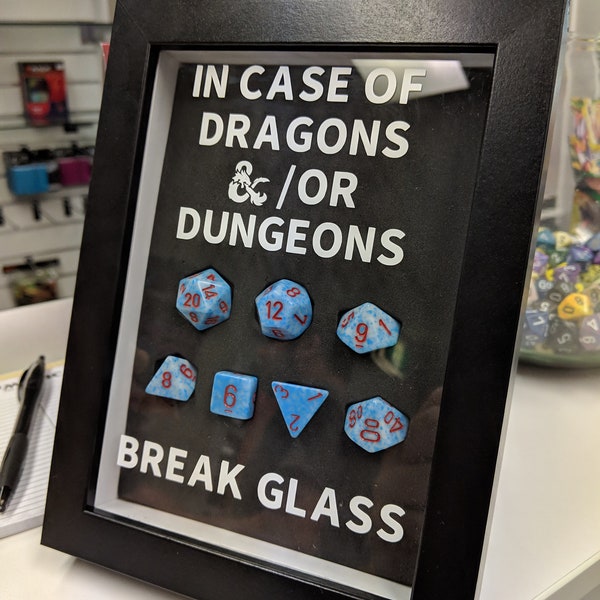 Emergency DnD Dice Frame