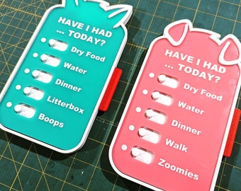 Daily Dog/Cat Pet Feeding Tracker Reminder Thingy