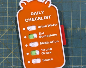 Daily Tracker Reminder Thingy for Humees - Customised Edition
