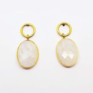 Moostone - Nimes Earrings [18K Gold Plated, Sterling Silver, Hypoallergenic, Light Weight]