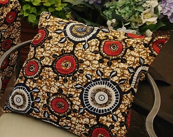 Couverture d’oreiller African Cotton Wax/Copricuscino/housse coussin 50x50 cm