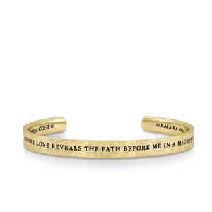 Mahavatar Babaji Cuff in Brass