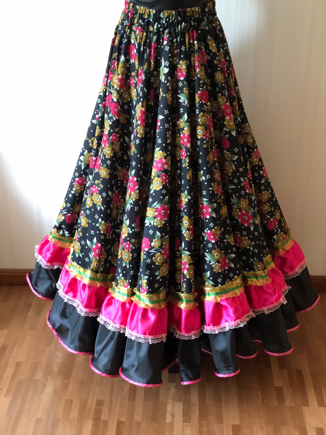 Dance Skirt florika for Gypsy Dance Maxi Skirt. Etsy