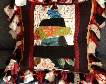 Pillowcase, Christmas pillowcase, Christmas, Christmas decoration, decorative pillowcases, gift, crazy patchwork, handmade