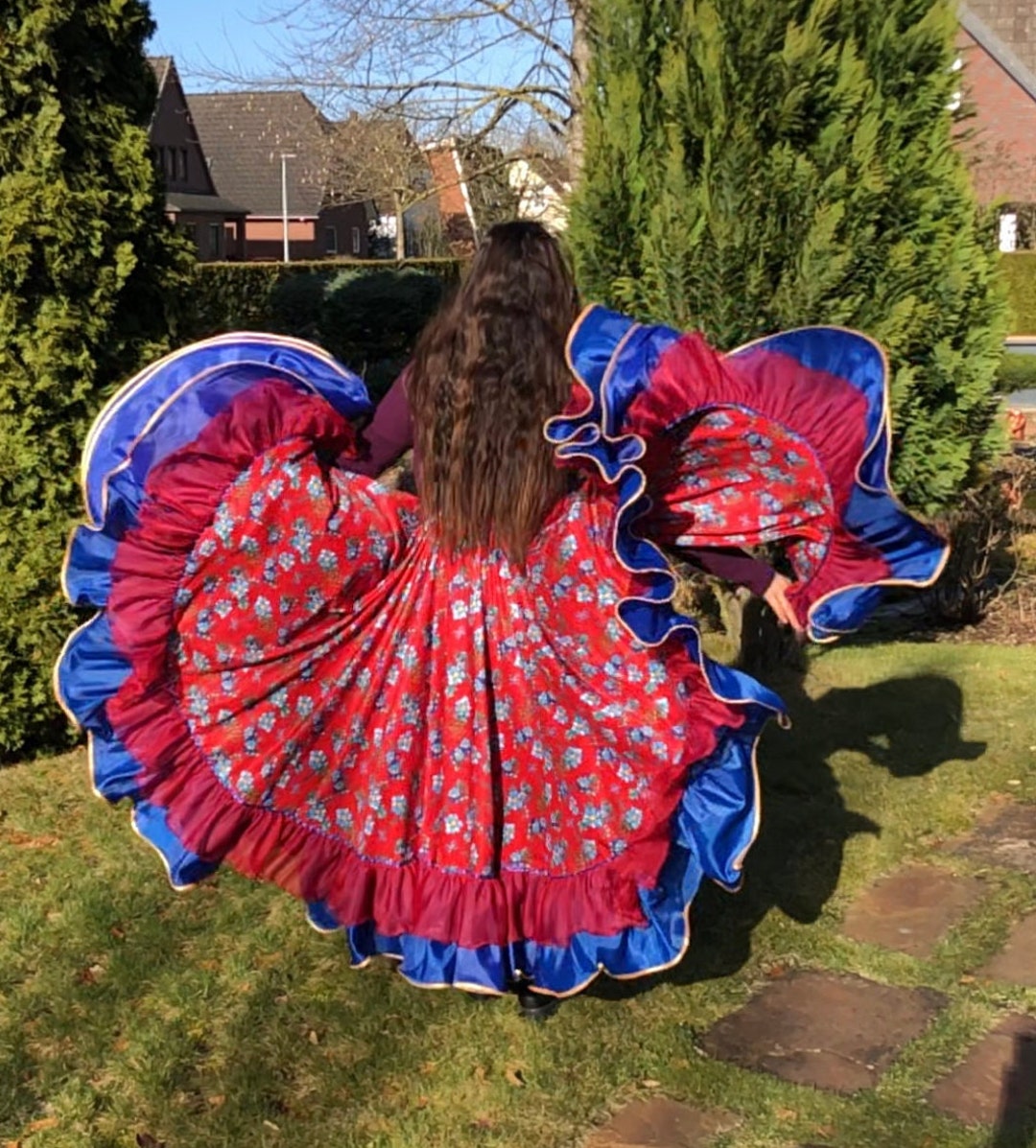 Dance Skirt florika for Gypsy Dance Maxi Skirt. Etsy