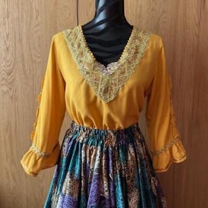 Blusa, estilo cigano, flamenco, roma, balcânica, folclore, dança cigana