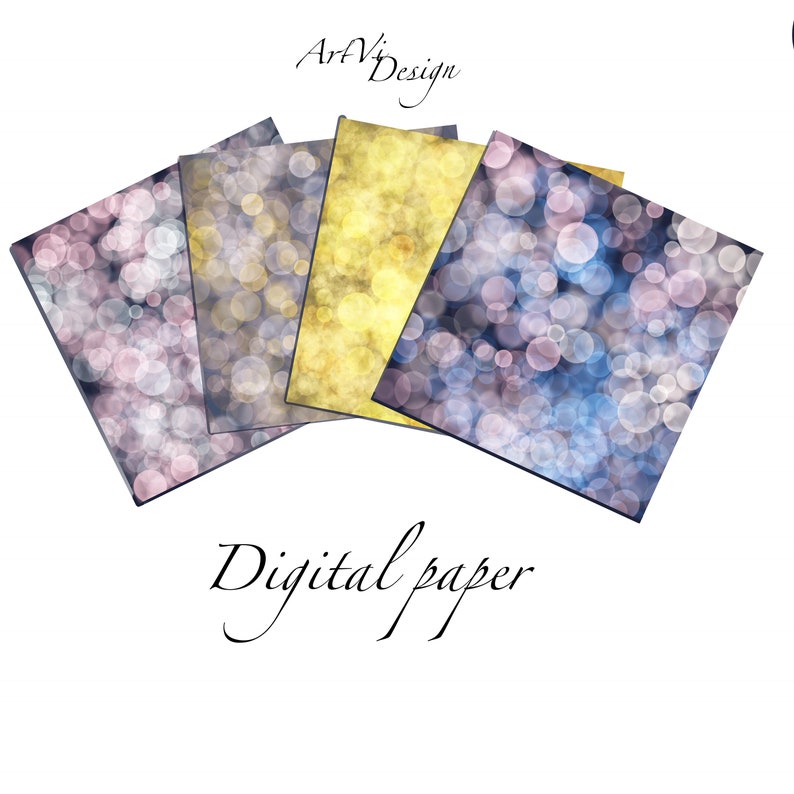 pink gold scrapbook paper art paint art print blue gold abstract galaxy Stan hand drawn printable 4 digital paper