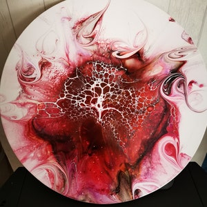 Tableaux acryliques Versant Sheleeart Bloom Painting Fluid Art Cells 44 cm
