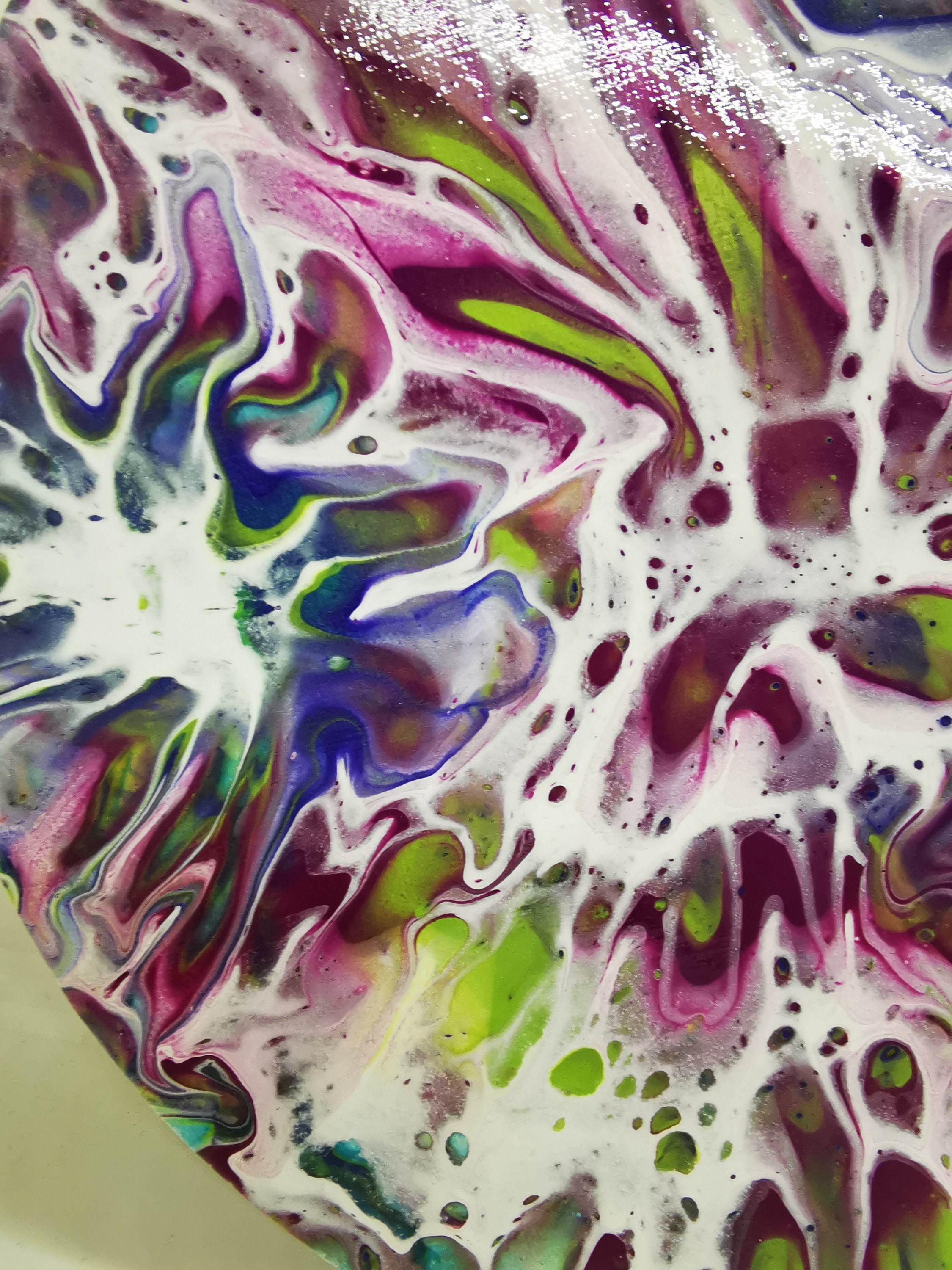 Acrylic Pictures Pouring Sheleeart Bloom Abstract Painting Fluid Art ...