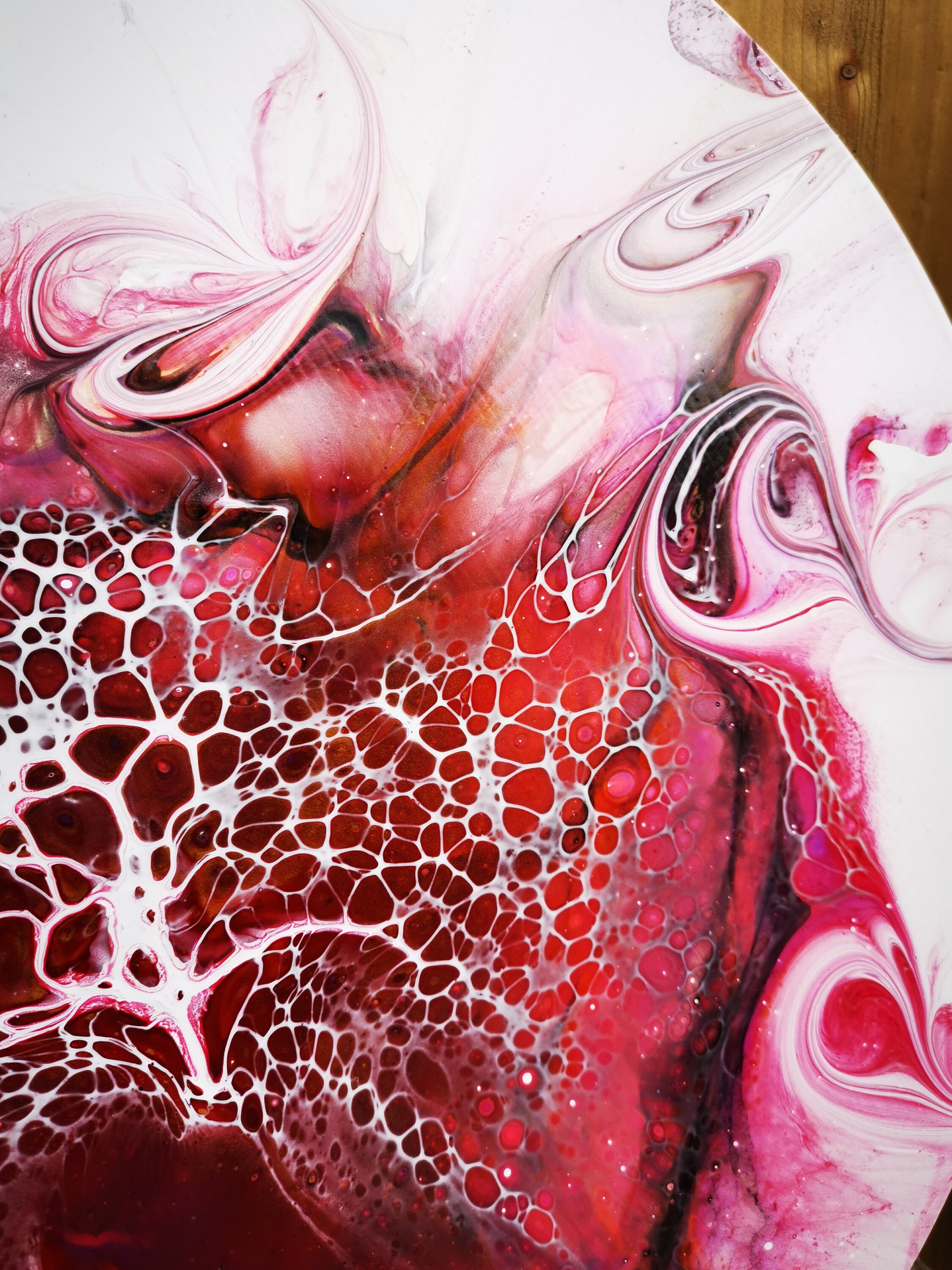 Acrylic Pictures Pouring Sheleeart Bloom Abstract Painting Fluid Art ...