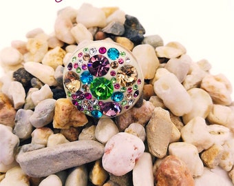 Ring Swarovski Elements Chatons Strass