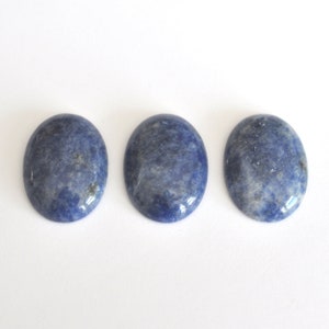 12 Cabochon Ovali In Acrilico Marmo Capri Blue &ndash; 25x18mm &ndash; Per Gioielli Fai Da Te E Crafting