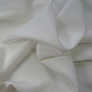 Crepe de China 14 momme 90 cm tejido seda blanco