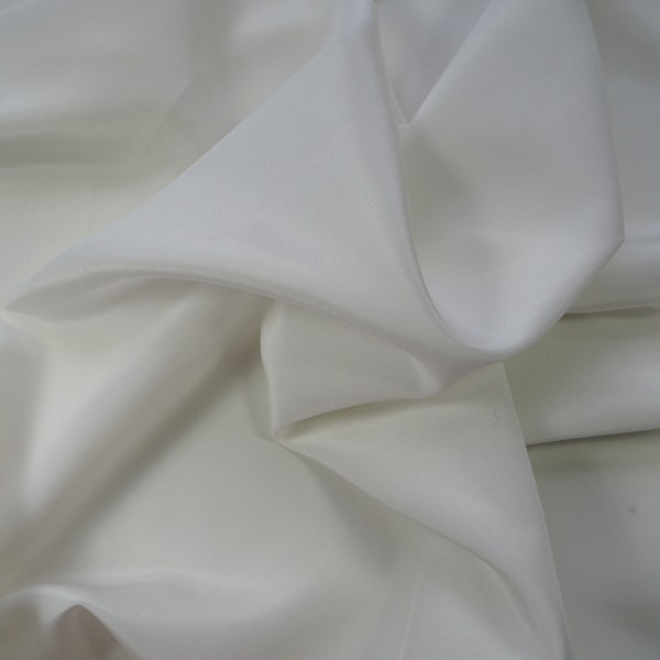 Crepe de Chine 14 momme 90 cm white silk fabric