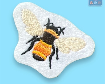 Bee, bumblebee (embroidery applique)