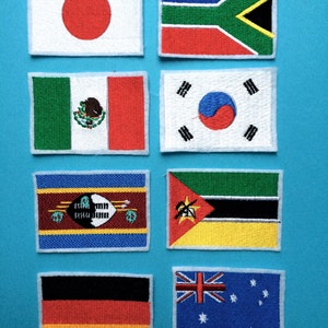 Flags embroidered patches/applications image 2